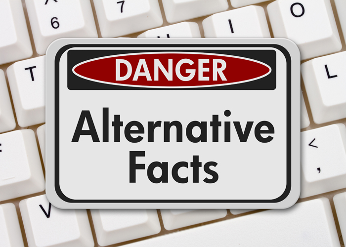 Alternative Facts in a Post Truth World